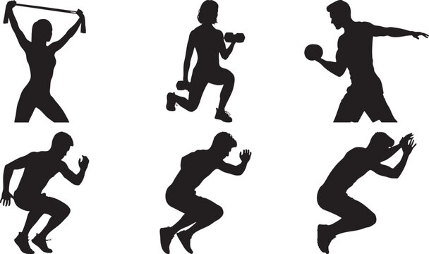 Fitness exercise workout training gym health sport wellness lifestyle activity body strength