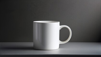 Fototapeta premium high quality blank mug mockup template