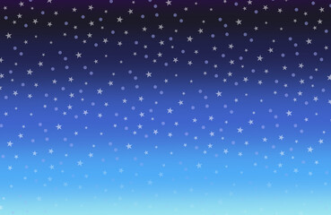 Starry Night Sky Gradient Background
