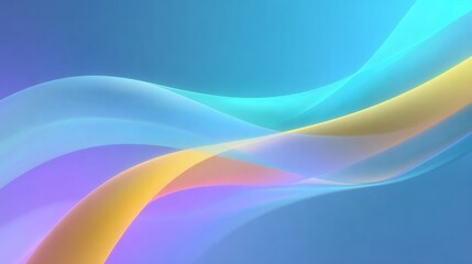 Smooth flowing pastel gradient waves in a minimal abstract style, clean modern motion graphics loop, cinematic background animation for creative intros and logo reveals
