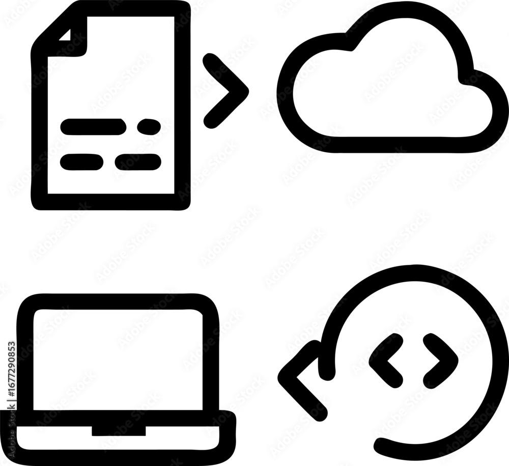 Aufkleber seamless data migration to the cloud with streamlined laptop to cloud process for modern business ef