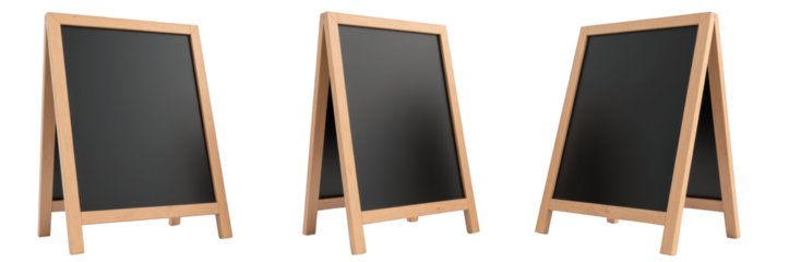 Wooden chalkboard stands versatile display outdoor signage restaurant menu cafe decor advertising board double sided portable blank surface