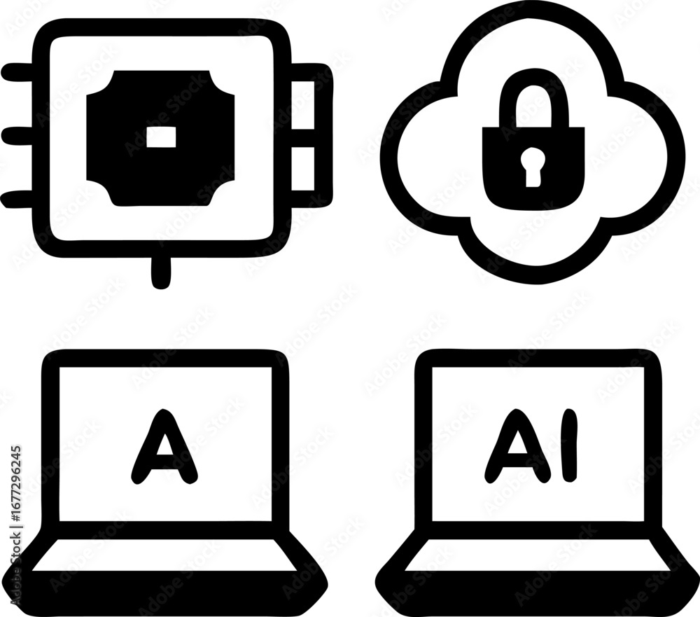 Poster unlock cutting-edge ai solutions with secure cloud and advanced processor technology