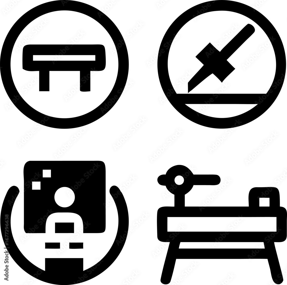 Aufkleber modern icon set perfect for user interfaces, website design, and app development projects