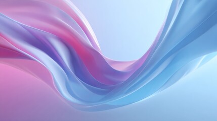 Minimal abstract motion graphics with smooth gradient waves in soft pastel tones, modern clean intro animation, stylish background for logo reveal or opener design
