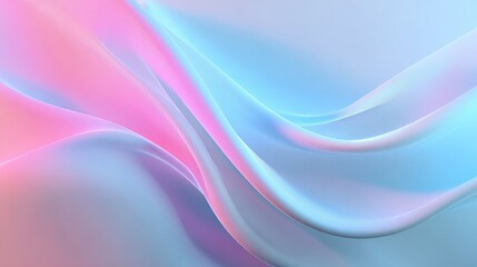 Naklejka premium Minimal abstract motion graphics with smooth gradient waves in soft pastel tones, modern clean intro animation, stylish background for logo reveal or opener design