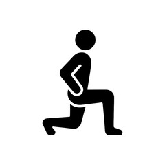 Lunge Exercise Icon