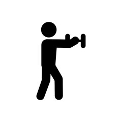 Bicep Curl Exercise Icon