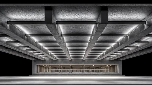 Minimalist Industrial Architecture Structure Design