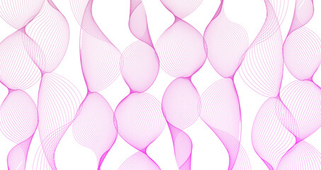 Abstract Pink Wavy Line Pattern Background PNG Transperant 