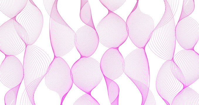 Abstract Pink Wavy Line Pattern Background PNG Transperant 