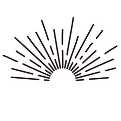 太陽光_サンバースト_日の出_日の入り