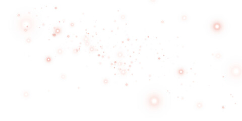 Red Sparkles with Shimmering Dust and Glowing Light Effect