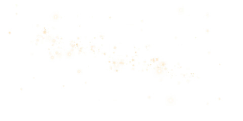 Yellow Sparkles with Shimmering Dust and Glowing Light Effect