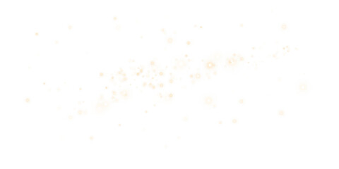 Yellow Sparkles with Shimmering Dust and Glowing Light Effect