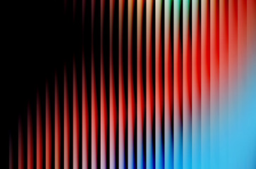 Ribbed glass gradient background. Elegant abstract glass gradient background.