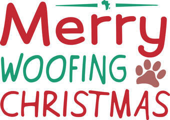 Merry woofing christmas