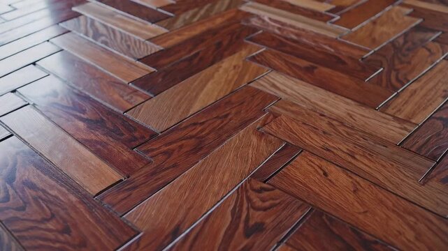 The surface design and arrangement of timber flooring