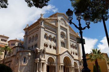 Saint Nicholas Cathedral in Monaco-Ville. Principality of Monaco. It was built from 1875 to 1903.