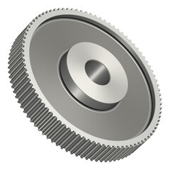 Timing pulley 90 teeth. Synchronous belt drives. Machine part. 3D rendering