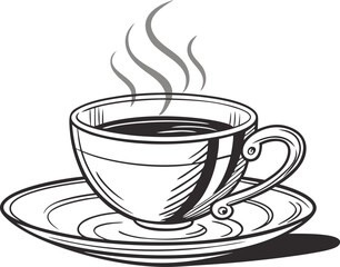 Coffee and Beverage Illustration. Hot Coffee Drink Design. Cold Beverage Artwork. Fresh Coffee Cup Drawing. Refreshing Beverage Illustration. Coffee Mug Artwork Design. Delicious Coffee Drink