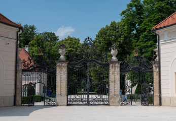 Obraz premium The Esterhazy Castle in Fertod Hungary