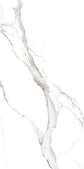 White marble surface with fine grey veining, natural polished stone texture for luxury flooring, countertops, bathroom walls, kitchen interiors, and design