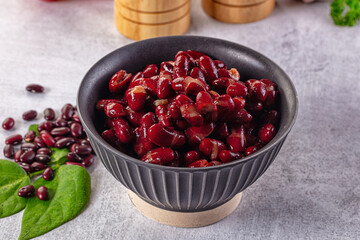 Tasty boiled red kidney beans