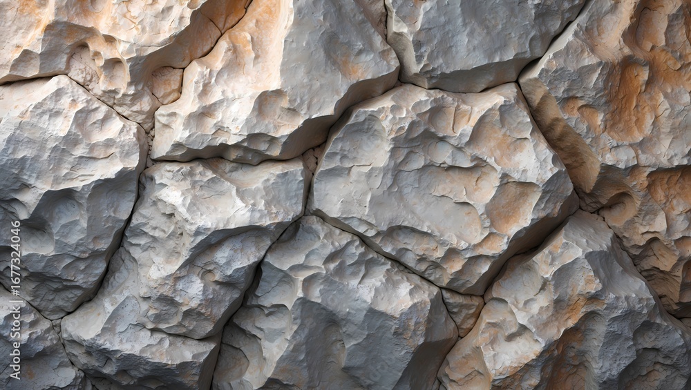 Poster captivating close-up shot showcasing the intricate texture of a weathered stone surface. the surface