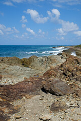 Ilha de Santo Aleixo, localizada no litoral sul do estado de Pernambuco, nordeste do Brasil.