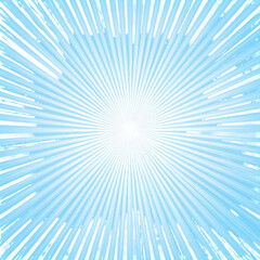 Obraz premium Light blue radial burst background