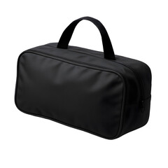 Fototapeta premium Black Travel Bag Isolated on White Background