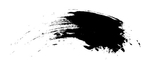 Brush strokes templates, vector grunge paintbrush modern abstract simple art modern vector