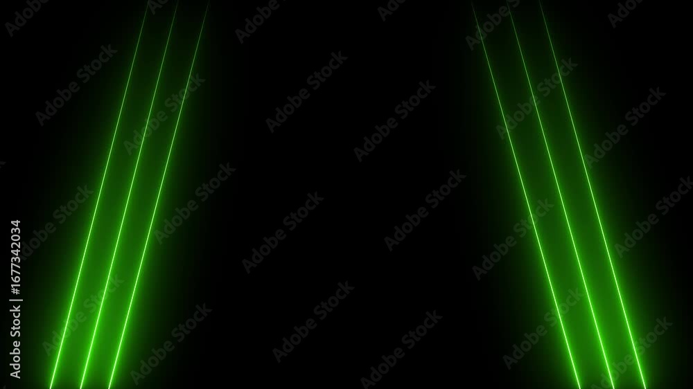 Poster abstract neon lights animated on a dark background. abstraction neon lines moving up screen saver, b