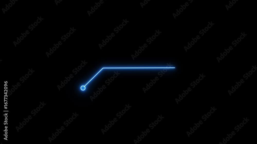 Fototapete animated glowing callout elements and hud graphics. neon callout elements designed for text highligh