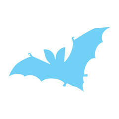Bat silhouette vector icon