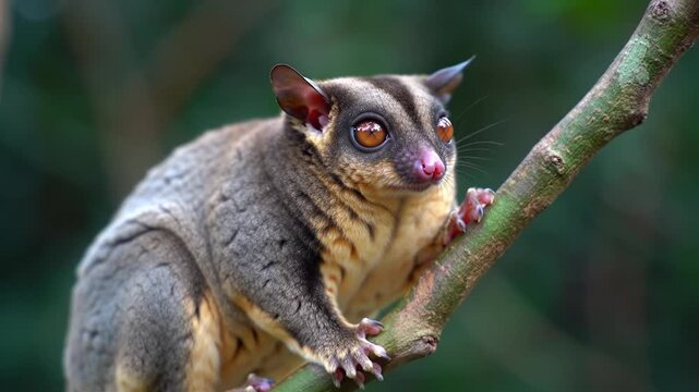 Cuscus on tree branch