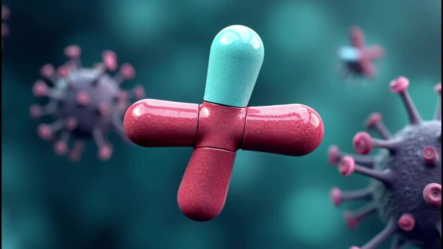 Animated Medical Backgrounds - Battling Viruses with Vigilance