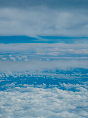 機内から撮影した空