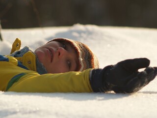 Snow fun in the mountains