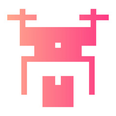 Obraz premium delivery drone