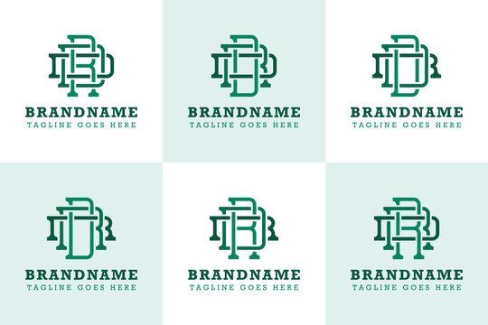 Letters DRD DDR RDD DRR RDR RRD Monogram Logo Set, suitable for any brand