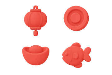 Obraz premium Colorful silicone shapes for playtime activities at home or on the go