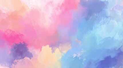 Soft Pastel Colorful Abstract Background with Blended Hues and Shades