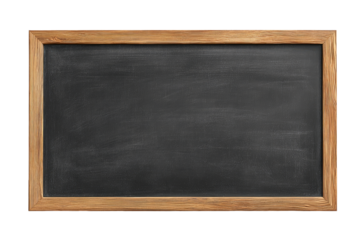Empty vintage chalkboard