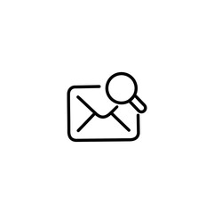  MAIL - thin line vector icon set. Pixel perfect. Editable stroke. The set contains icons: E-Mail, Mail, Envelope, Letter Sending, Inbox Letter