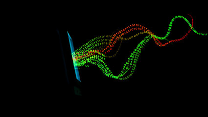  Stream of Binary Code