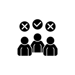 Icon a discrimination, isolated against a clean background.