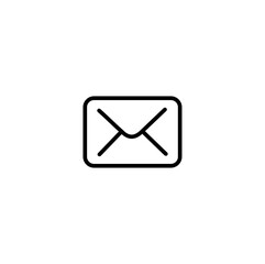  MAIL - thin line vector icon set. Pixel perfect. Editable stroke. The set contains icons: E-Mail, Mail, Envelope, Letter Sending, Inbox Letter