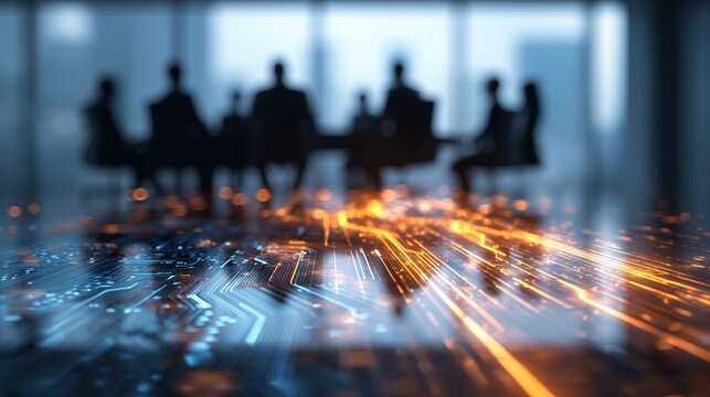 Digital Strategy Meeting Bridging Human Expertise and Technological Innovation for Business Growth